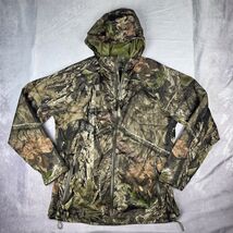 EHG Elite Jacket Mens Large Mossy Oak Camo Lightweight Hooded Water Resi... - $54.44