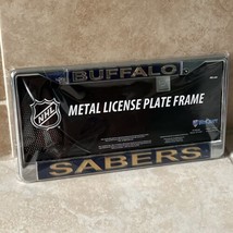 Buffalo Sabres NHL Chrome Metal Laser Cut License Plate Frame Error Fram... - £3.92 GBP