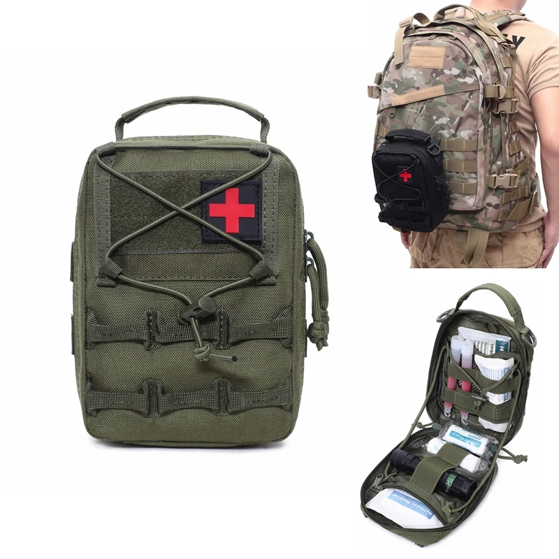 Tactical Medical Bag Molle Pouch First Aid Kits Outdoor Hunting Car Home Camping - £15.42 GBP+