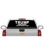 Trump 2024 THE REVENGE TOUR sticker USA vinyl window decal MAGA 11&quot; x 32... - $15.78