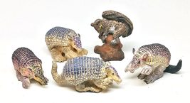 Hand Painted Nature Series Set/5 Assorted Mini Figurines 1.5 Inches (Ducks) - £15.42 GBP