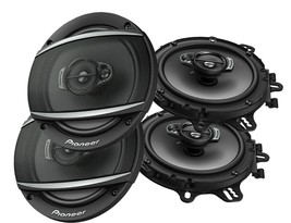 4x Pioneer 640 Watts Max Power 6.5&quot; 3-Way Car Audio Coaxial Speakers 6.5inch - £133.68 GBP