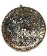 Vintage Middletown Silver Wall Plaque by J. Carl James Raccoon Family Sc... - €81,51 EUR