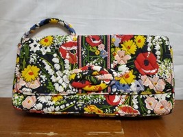 Vera Bradley Poppy Fields Spring 2010 Knot Just A Clutch Handbag Purse Euc - £14.41 GBP