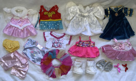 Build A Bear Babw Clothing Lot For Girls Dress Shoes Accessories Lot #1 - £35.02 GBP