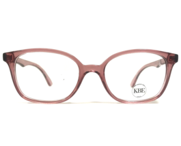 Kids Bright Eyes Eyeglasses Frames Dallas JR Clear Pink Square 43-17-130 - £44.08 GBP