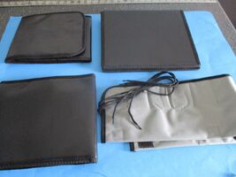 4 SLOT POCKET KNIFE HOLDERS FLEA MKT. KNIFE SHOWS TRAVEL HOME CLOTH &amp; PL... - $15.35