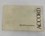 1999 Honda Accord Owners Manual Handbook OEM P03B35004 - $17.32