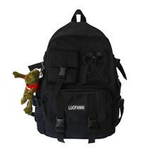 Multiple pocket Waterproof nylon Women Backpack High quality Insert buckle unise - £38.18 GBP