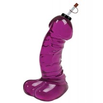 SPORTS BOTTLE PURPLE DICKY CHUG NOVELTY ITEM GAG GIFT 16 OZ - $15.83