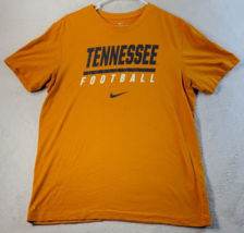 University of Tennessee Knoxville Nike Shirt Men Medium Yellow Short Sleeve Logo - £12.49 GBP