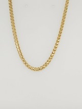14k Yellow Gold Round Franco Necklace Chain - £1,739.85 GBP