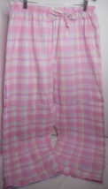 Bobbie Brooks Womens Sz 3XG (22W) Pastel Color Pajama Bottom Tie Front READ - £15.92 GBP