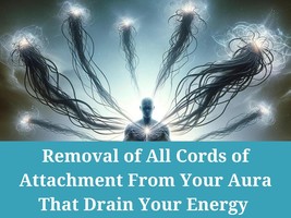 Removal of All Negative Cords of Attachment from Your Aura That Drain Your Energ - £34.41 GBP