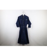 Deadstock Vtg 70s 80s Streetwear Womens Medium Long Sleeve Denim Jean Dr... - $1,840.81 MXN