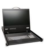 Tripp Lite 8-Port Cat5 1U Rack-Mount 1+1 User Console KVM Switch with 19... - $2,924.54