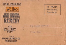 Waterloo Iowa ~ Walko-Remedy Per Pollame Only-Trial Pacchetto Busta - $10.89
