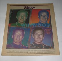 Steve Winwood Show Newspaper Supplement Vintage 1991 Cover Concert Preview - $24.99