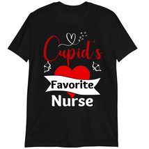 Cupid&#39;s Favorite Nurse T-Shirt, T-Shirt for Nurses, Valentine&#39;s Day Gift for Nur - £15.62 GBP+