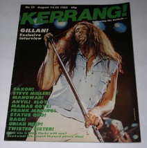 Ian Gillan Deep Purple Kerrang! Magazine Vintage 1982 Saxon Uriah Heep M... - $29.99