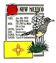 New Mexico The Land of Enchantment State Montage Fridge Magnet - £4.78 GBP