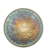 1880-S 1 $ Dollar Argent Morgan ANACS MS65 Tonnage Arc-En-Ciel Obv/Rev - $58,047.24 MXN
