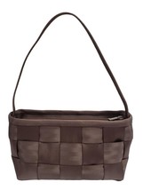 Harveys Seatbelt Small Brown Woven Shoulder Baguette Bag - £42.77 GBP