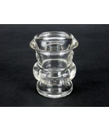 Vintage Toothpick Holder, Thick Glass, Clear, Bucket Shape, Angled Rim, ... - £10.14 GBP