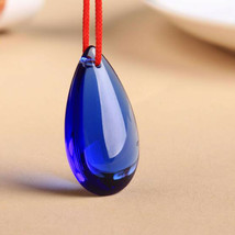 10pcs 47mm Blue K9 Crystal Lamp Lighting Prism Part Hanging Pendants Cha... - £10.82 GBP