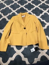 Le Suit St. Germain Gold Womens Jacket Size 4 - £61.53 GBP