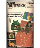 1970&#39;s VINTAGE BUTTERICK GAME PACKAGE PATTERN 6341 - UNCUT -  FACTORY FO... - £6.06 GBP