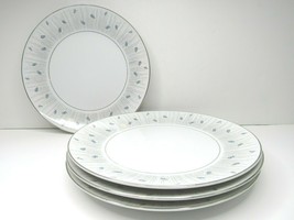 4 VTG Mikasa Fine China Porcelain ALADDIN 6230 Floral 10 1/2&quot; Dinner Plates MCM - £28.22 GBP