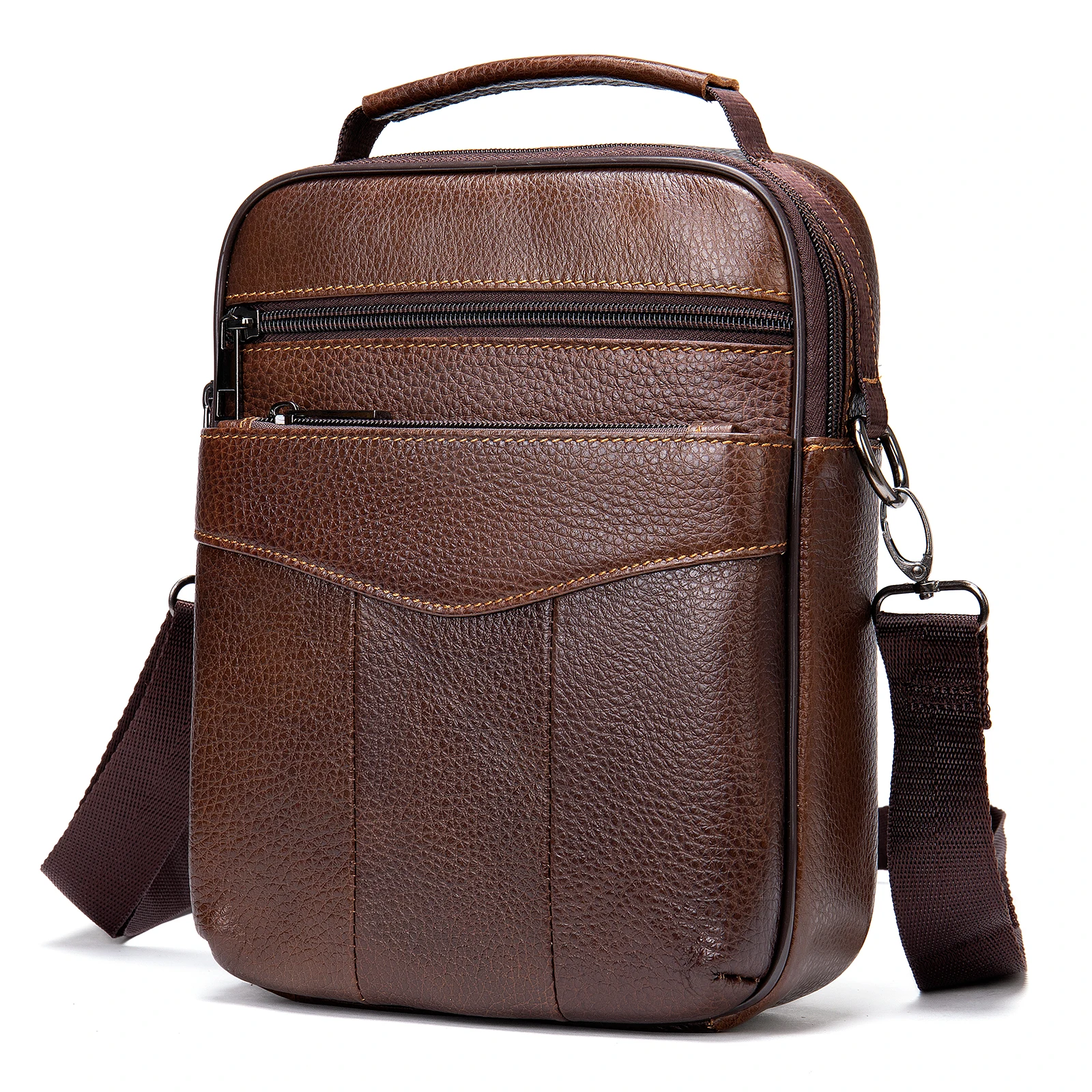 WESTAL 100% Genuine Leather Men&#39;s Bag ipad Flap Crossbody Bags Men Leath... - $52.24