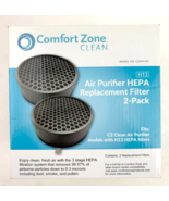 Comfort Zone Clean Air Purifier H13 HEPA Filter CZAPH132 Charcoal 2 Pack... - $302.80 MXN