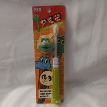 NEW IN PACKAGE PEZ Japan Toothbrush 2004 Frog Vintage Deadstock New Old Stock  - $49.50