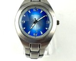 Amitron Men&#39;s Watch, Blue Face, 165ft Water Resistant, Sec Hand Glow, Ja... - $18.80