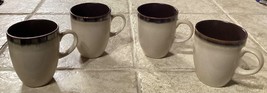 SET OF 4  BETTER HOMES &amp; GARDENS COFFEE CUPS MUGS - $26.92