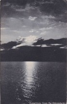 Greetings From The Adirondacks New York NY Moonlight Lake Postcard C31 - £2.37 GBP