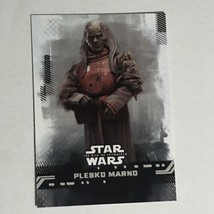 Star Wars Rise Of Skywalker Trading Card #27 Plesko Marno - £1.54 GBP