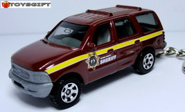 RARE KEY CHAIN SHERIFF POLICE FORD EXPEDITION 4X4 TRUCK CUSTOM LIMITED E... - $38.98