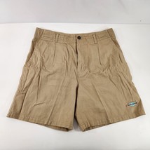 Gotcha Khaki Chino Shorts Mens Size 30 Vintage 100% Cotton Casual 80s Beige - £22.82 GBP