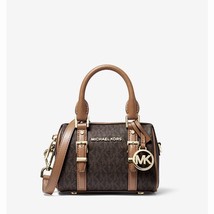 Michael Kors Bedford Legacy Extra-Small Logo Duffle Crossbody Bag Brown/Acorn - £182.80 GBP