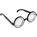 Funny Nerd Thick Lense GEEK GLASSES Professor Bookworm Cosplay Costume Accessory Item image 3