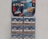 TDK MC90 Microcassette Tapes Recording Dictation Answering Machine 6 Pac... - $9.80