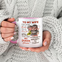 Mothers Day Gifts for Wife, To My Wife Coffee Mug, Wedding Gifts for Wife from H - £23.07 GBP