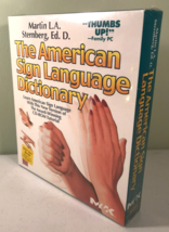 1999 NEW vintage software American Sign Language Dictionary CD-ROM for Window 95 - £21.77 GBP