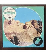 RARE Vintage Whitman Round Guild Puzzle Mount Rushmore 650 Pc Jigsaw Com... - £17.53 GBP