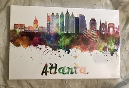 Watercolor City Skyline Wall Art Print - Atlanta, Georgia V2 - $34.95