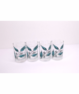 Set of 4 Vintage Salem Biscayne/Royal Windsor 3.5&quot; Juice Glass Blue Leav... - €29,66 EUR