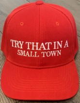 JASON ALDEAN Try That In A Small Town HAT Trump MAGA Make America Great ... - £13.65 GBP